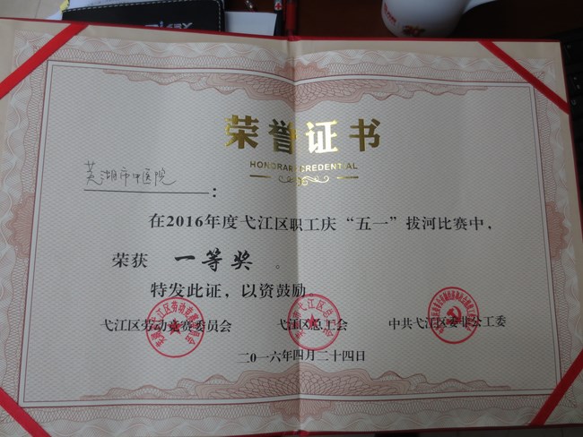 我院代表隊勇奪弋江區(qū)職工“慶五一”拔河比賽冠軍(圖5)