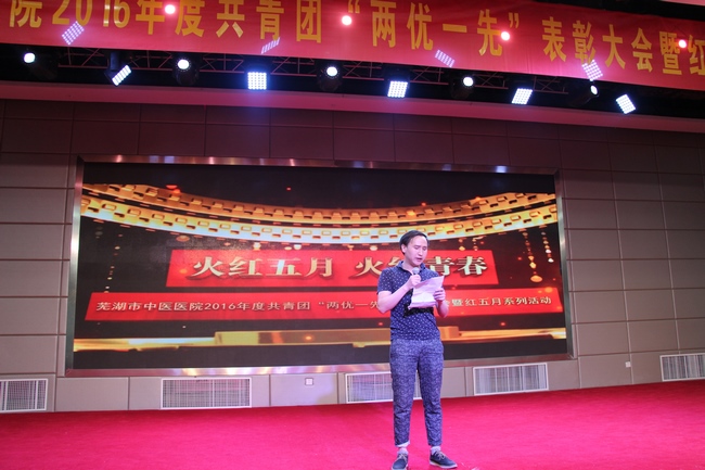 我院舉辦共青團2016年度“兩優(yōu)一先”表彰大會暨 紅五月系列活動(圖8)