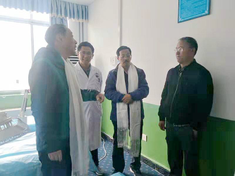 彭俊宇院長一行赴錯那縣藏醫(yī)醫(yī)院進(jìn)行幫扶前調(diào)研(圖1)